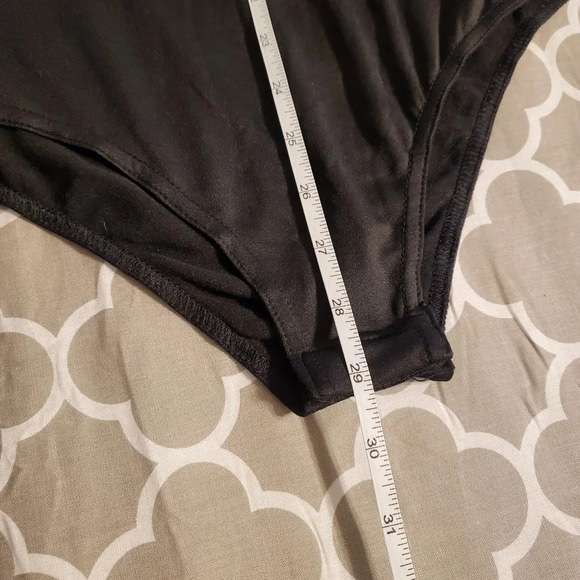 Say What? Mesh inset Bodysuit Size 2X - Picture 3 of 5